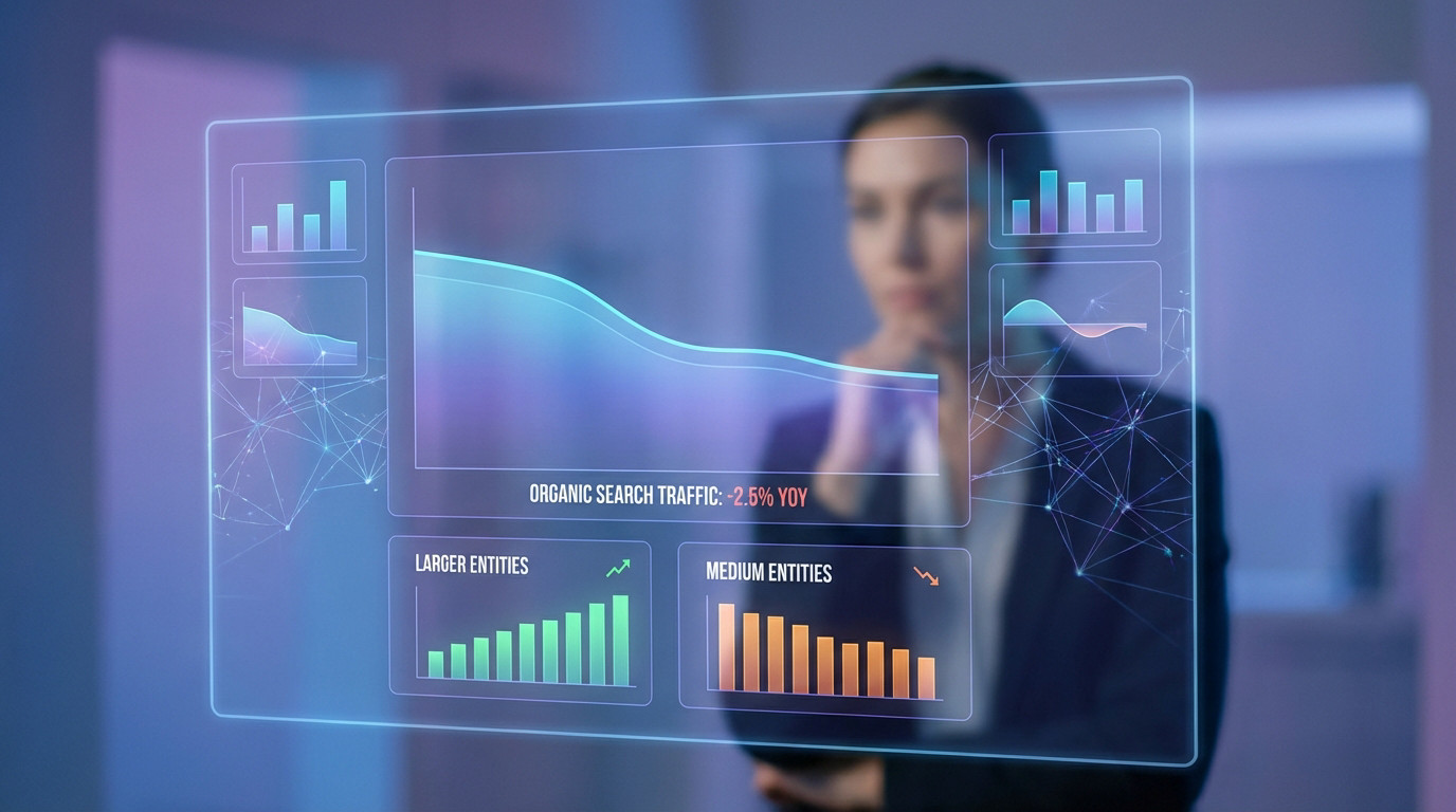 Trafic recherche organique : les vrais chiffres de 2026