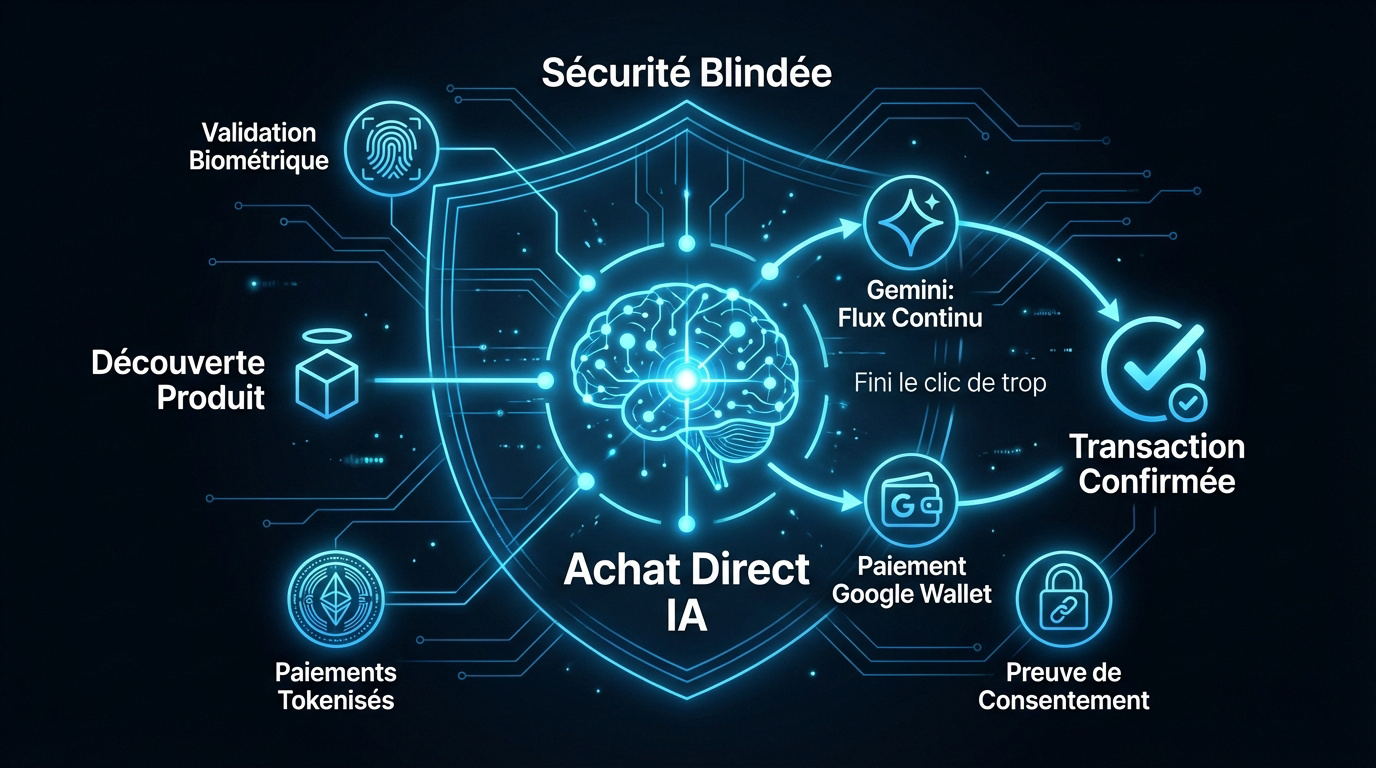 Paiement sécurisé via intelligence artificielle et Google Wallet