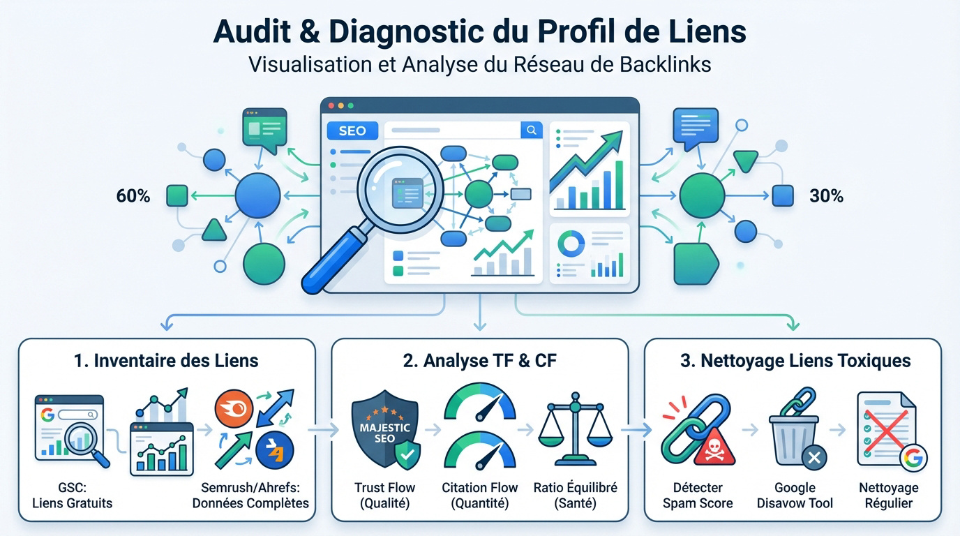 Analyse technique des backlinks pour le SEO