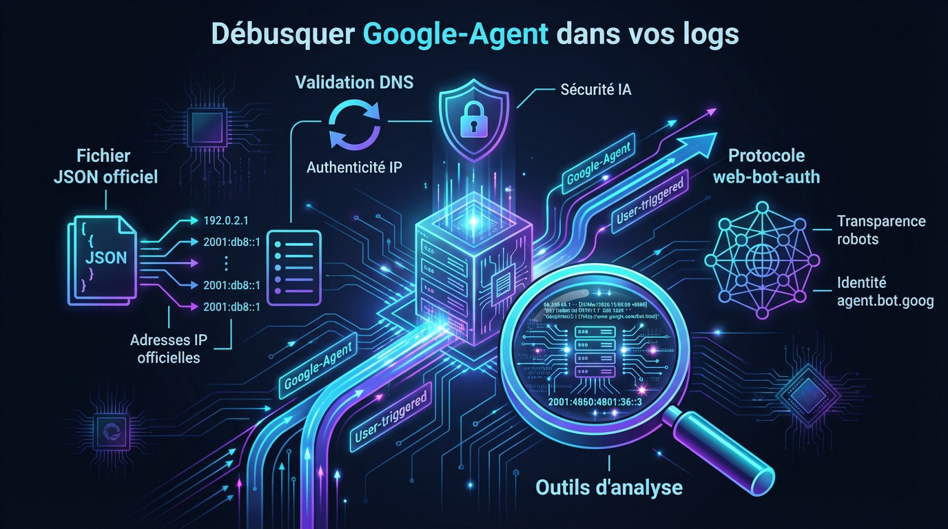 Analyse technique des logs serveurs pour identifier Google-Agent