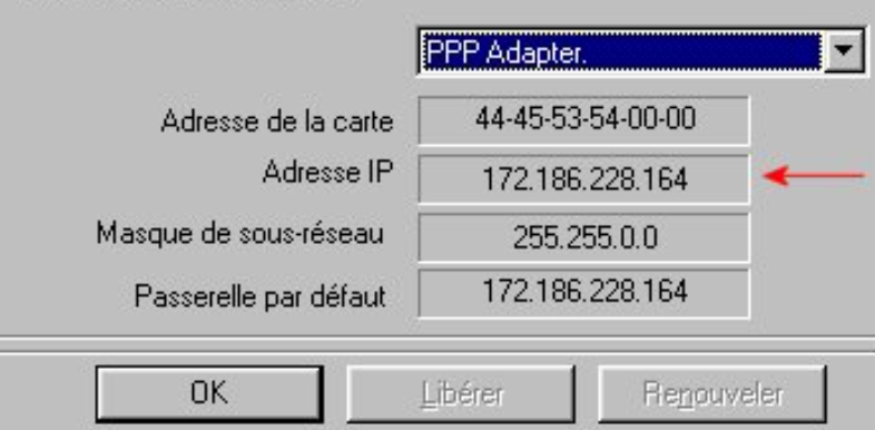 Adresse IP transfert