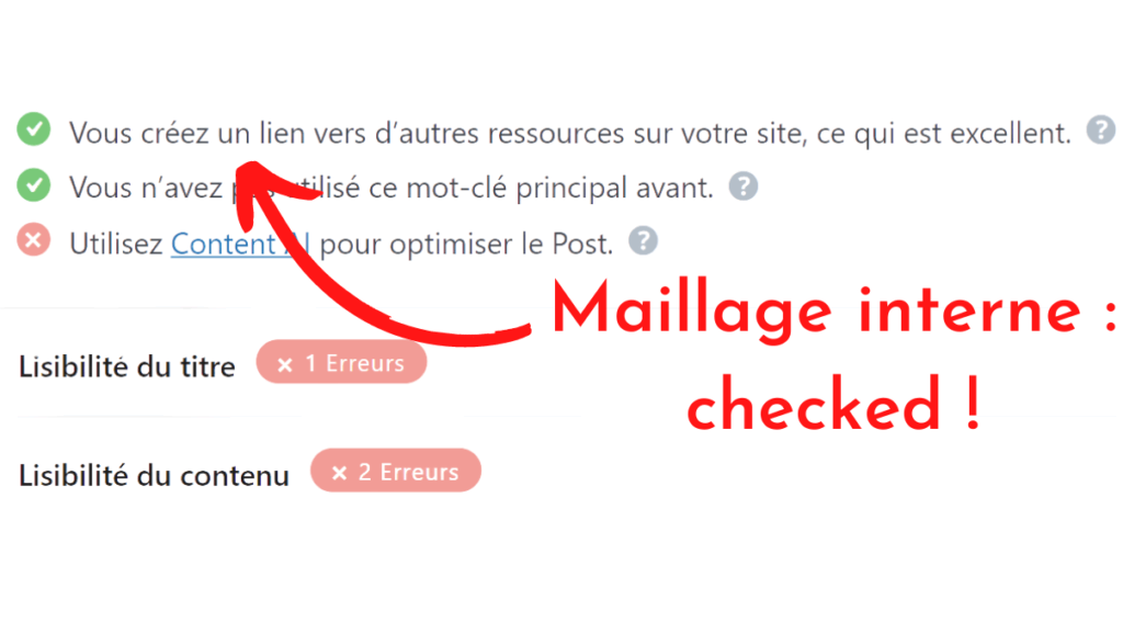 Wordpress Maillage Interne