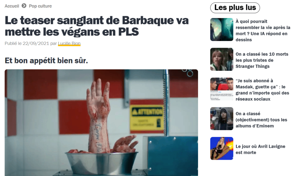 Exemple de titre orienté vers un certain public