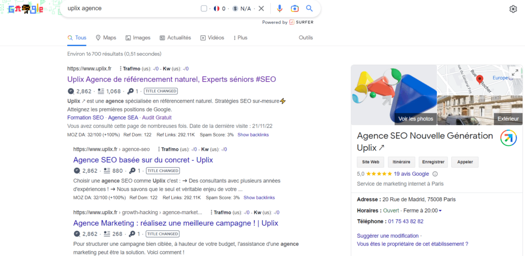 Recherche par marque KPI SEO