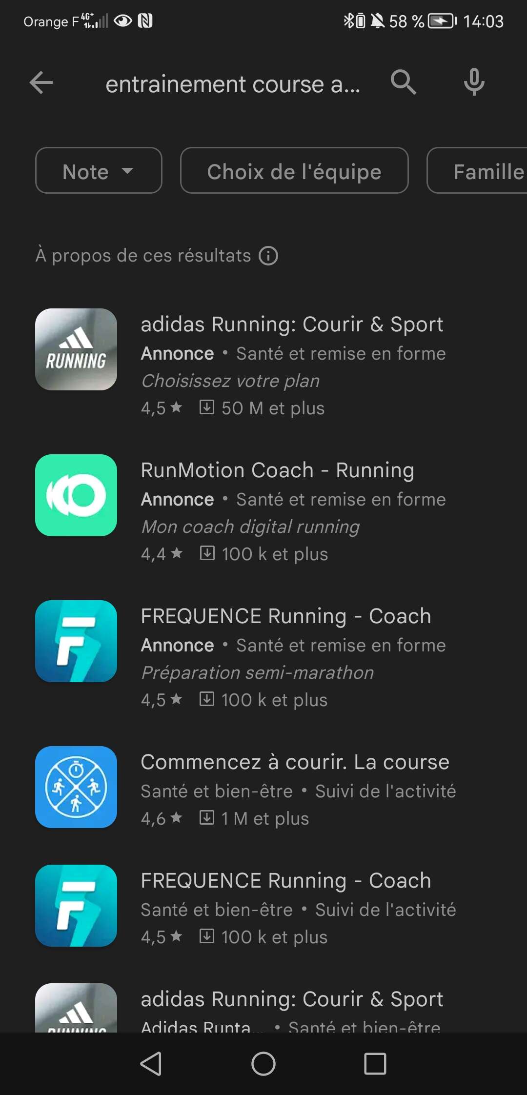 App Store Optimization recherche store