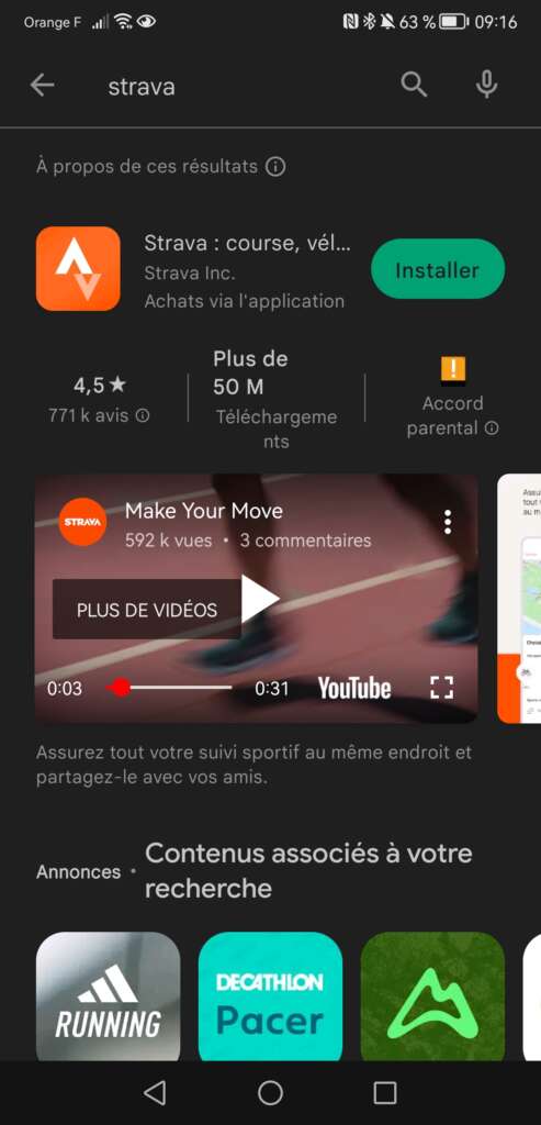 Strava vidéo d'intro