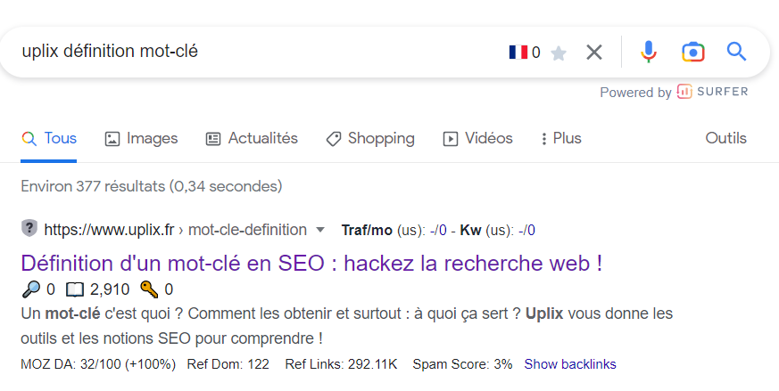 exemple de requête navigationnelle blog uplix