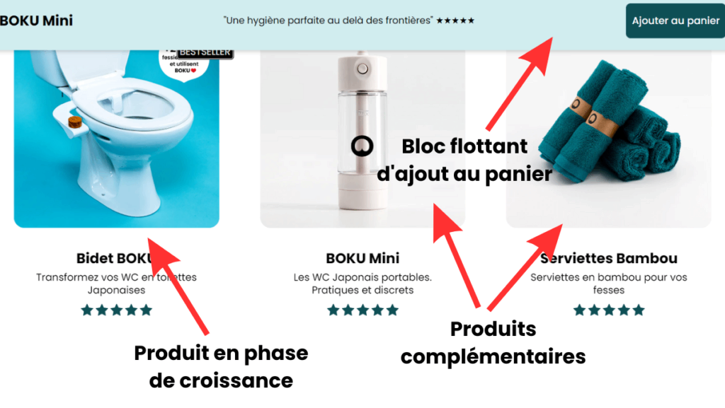 Installation Bidet BOKU page produit