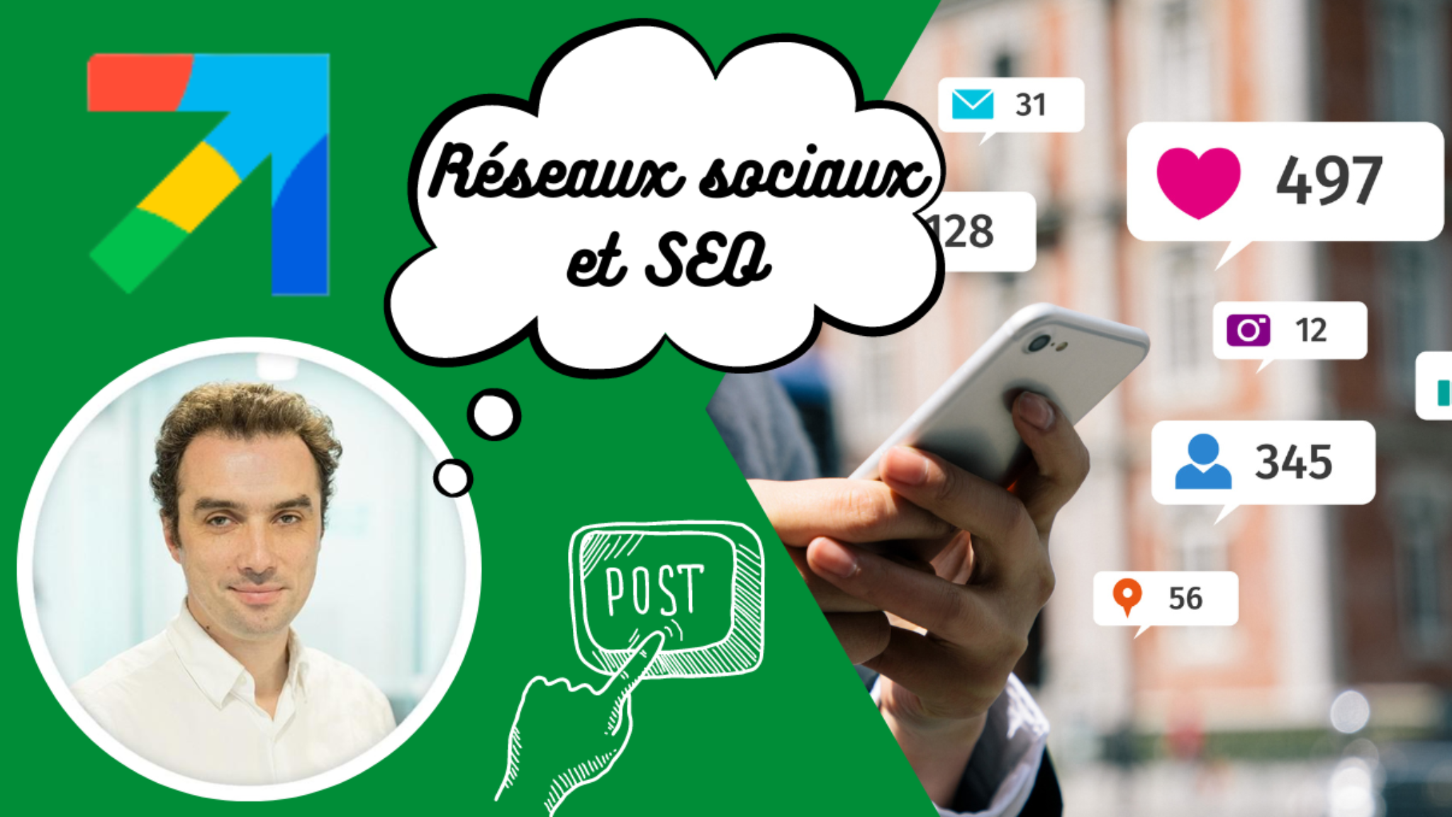 Impact seo des réseaux sociaux front