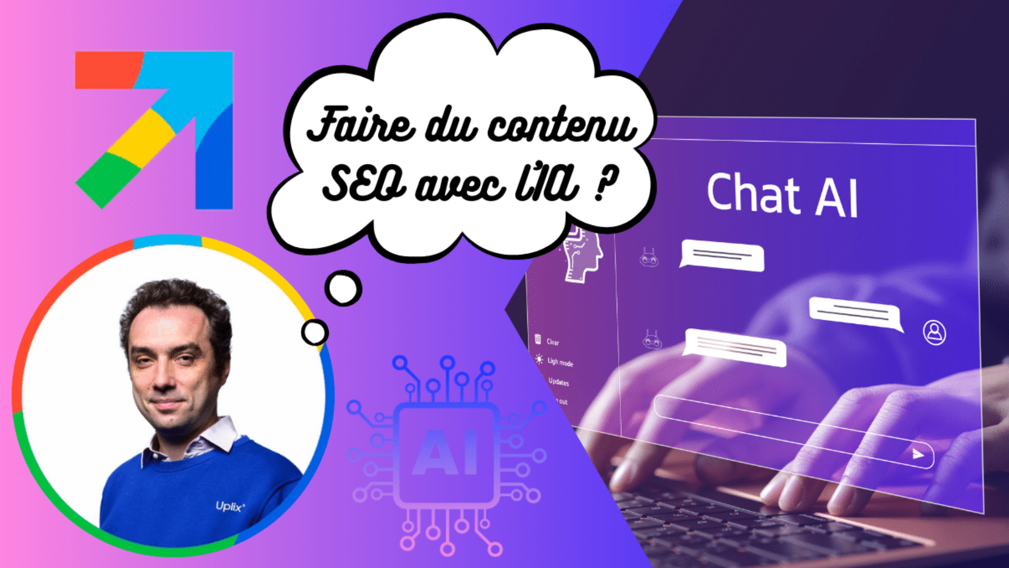 Contenu SEO avec des outils IA front