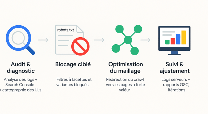 plan d'action seo pour améliorer le budget crawl