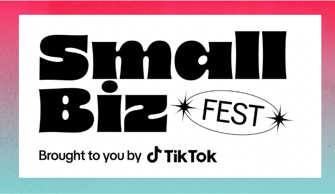 Capture d'écran Small Biz Fest Academy TikTok.