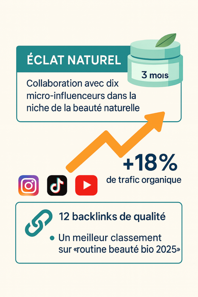 exemple micro influencer and SEO