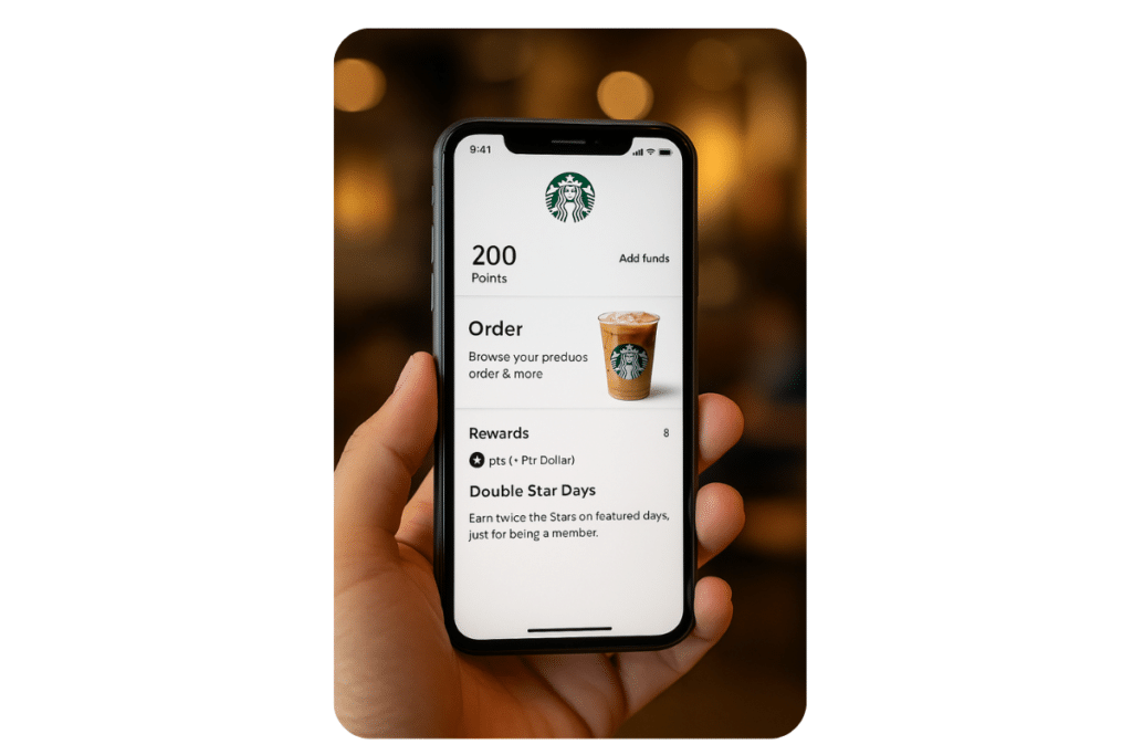 starbucks stratégie mobile