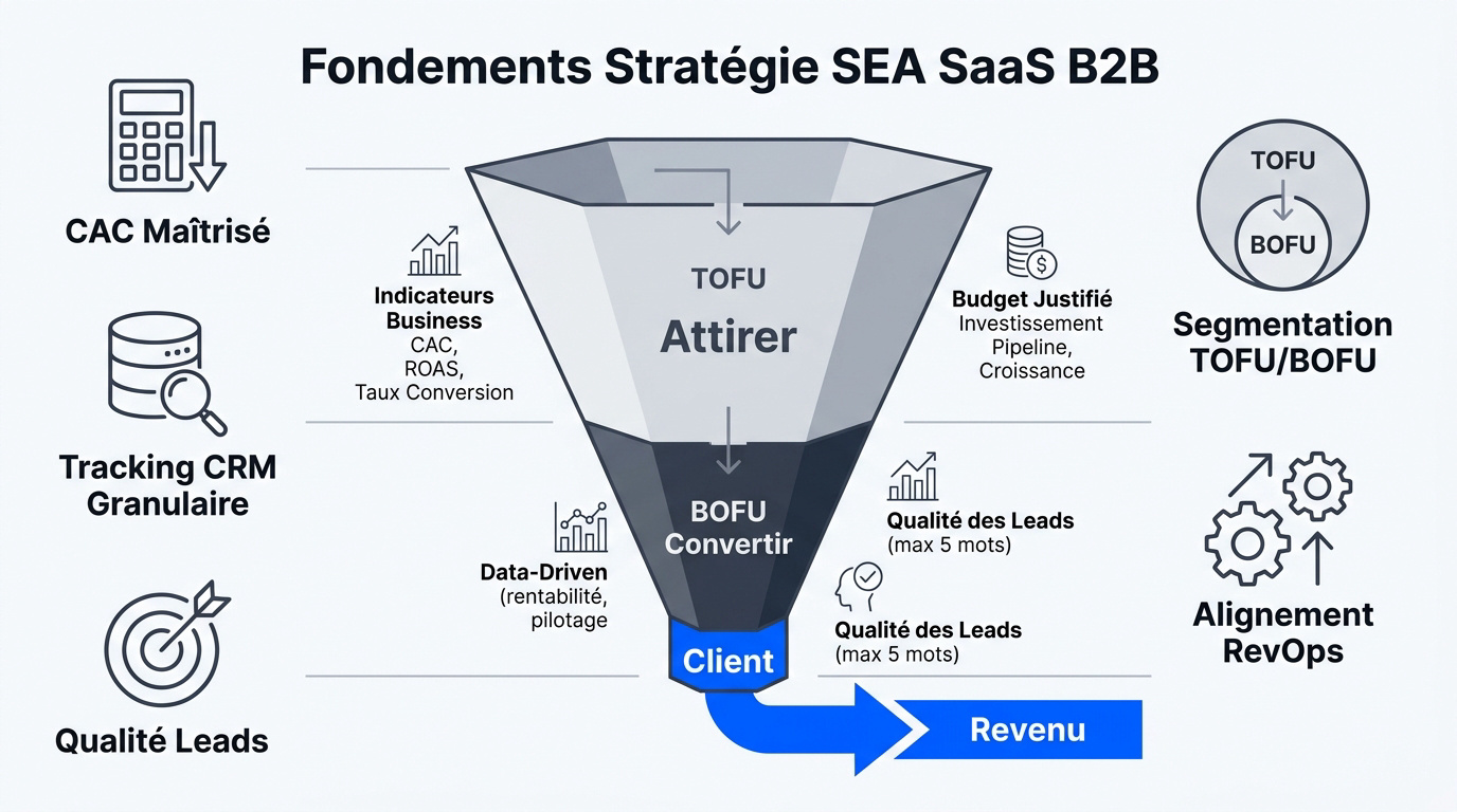 Analyse des performances SEA pour un logiciel SaaS B2B