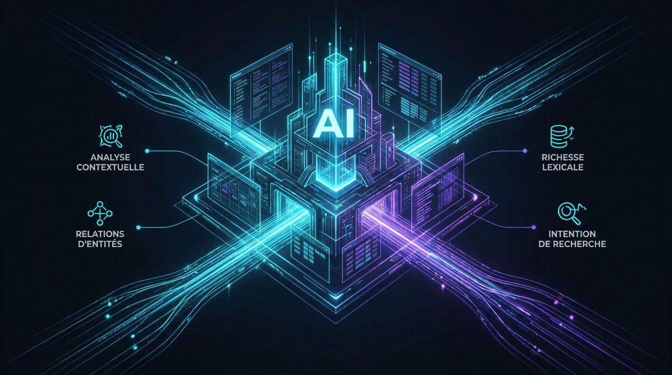 Interface futuriste d'analyse sémantique par intelligence artificielle