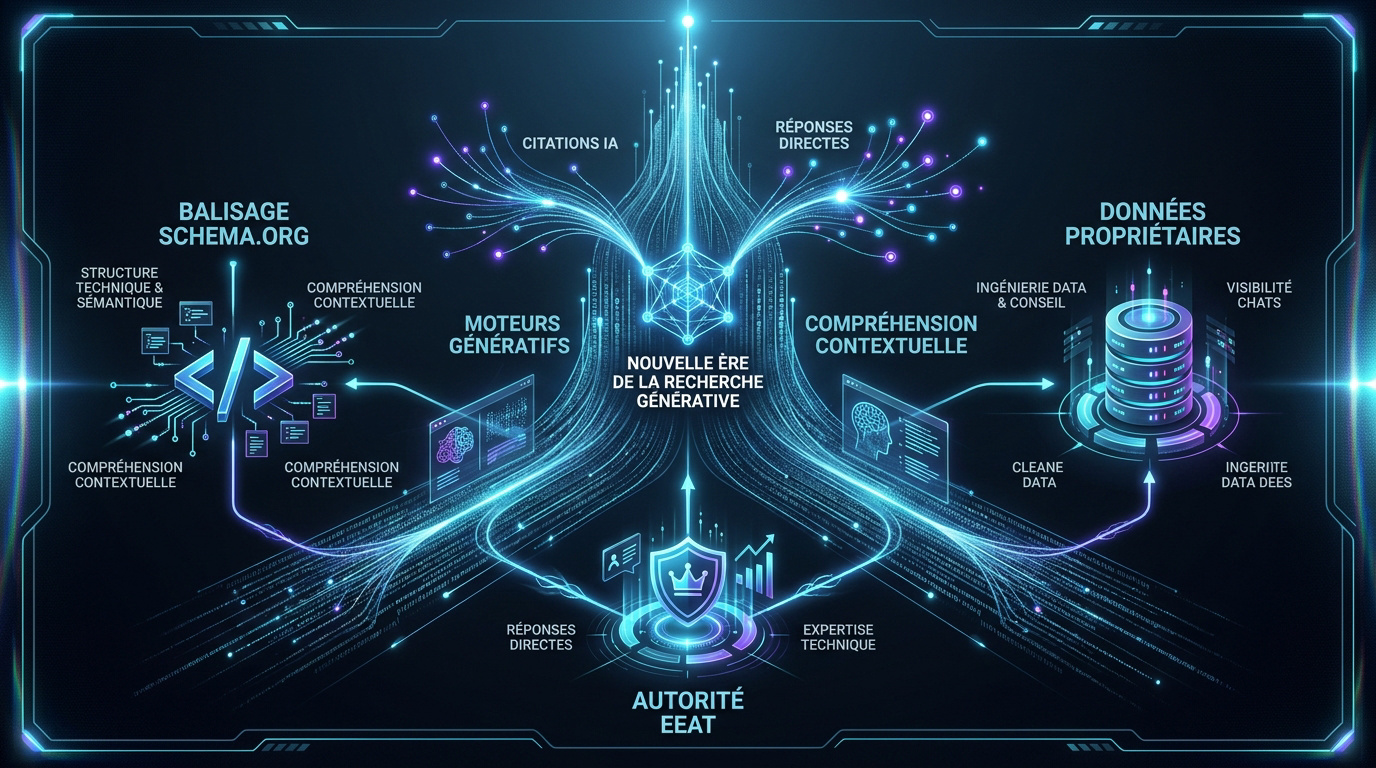 Expertise technique SEO et Intelligence Artificielle pour la visibilité sur les moteurs de recherche