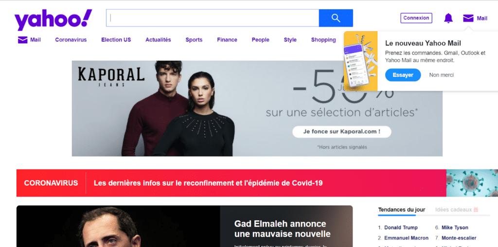 moteurs de recherche