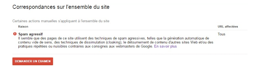 pénalités google