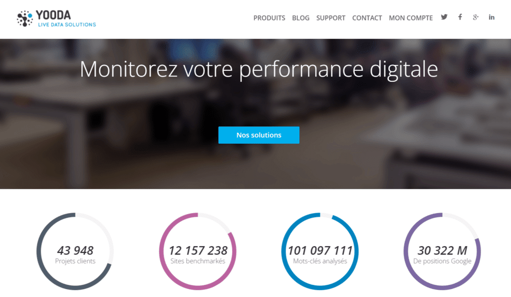Big Data Yooda Accueil