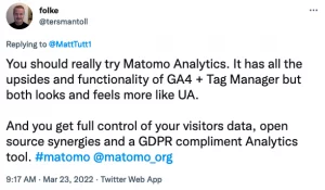 Google Analytics 4,Matomo