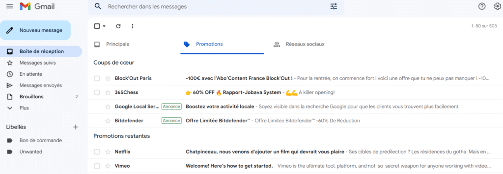 leviers d'acquisition pour du trafic qualifié et e-mailing