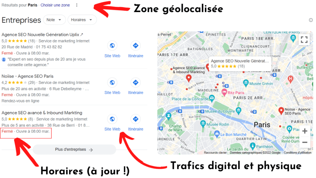 Référencement Local Pack