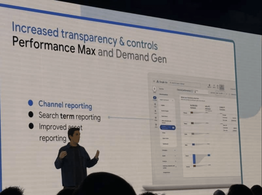 Une nouveauté du côté de Performance Max