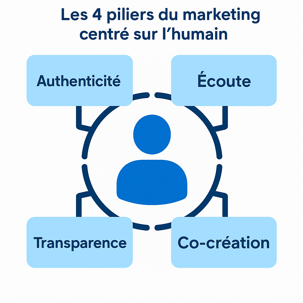 4 pilliers essentiels du marketing centré sur l'humain
