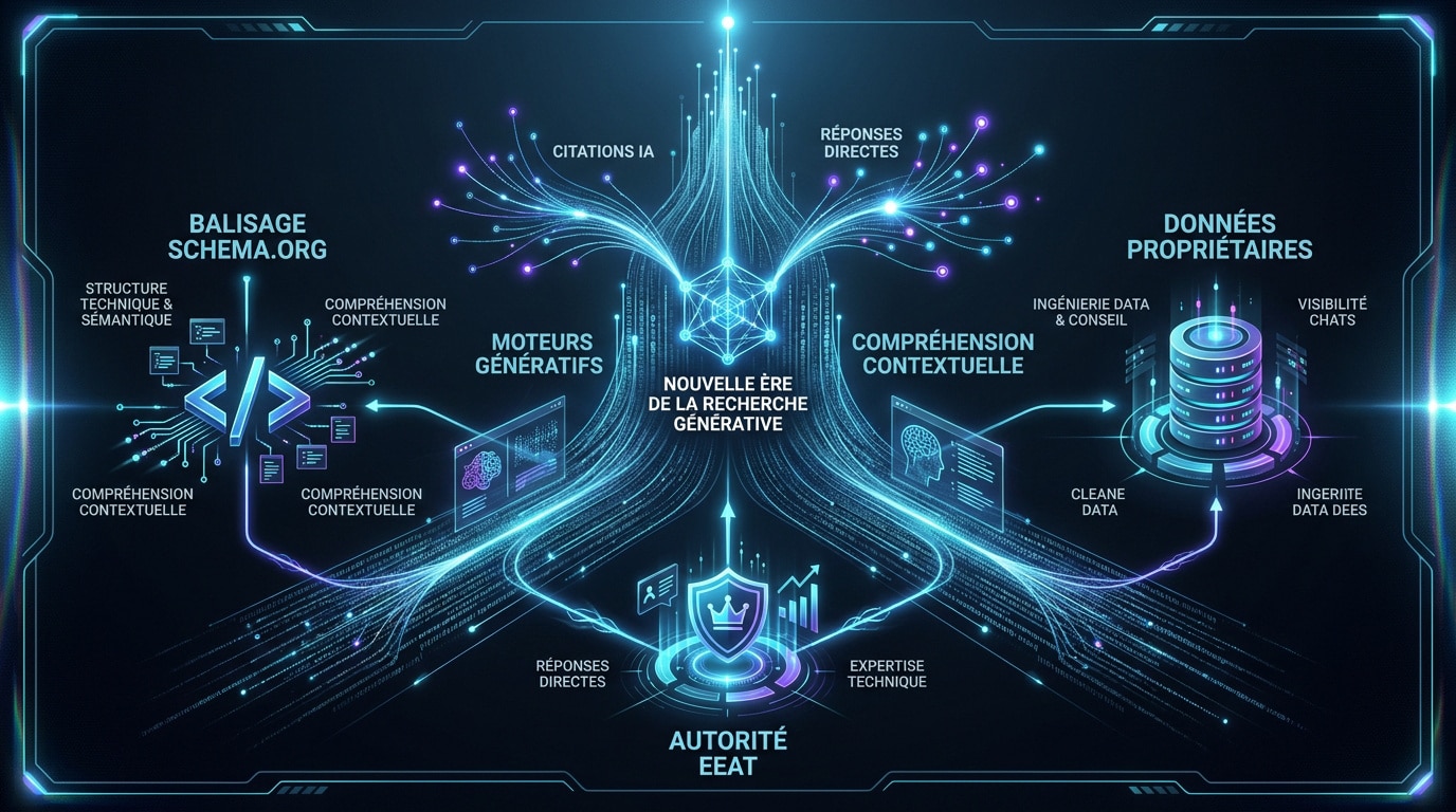Expertise technique SEO et Intelligence Artificielle pour la visibilité sur les moteurs de recherche