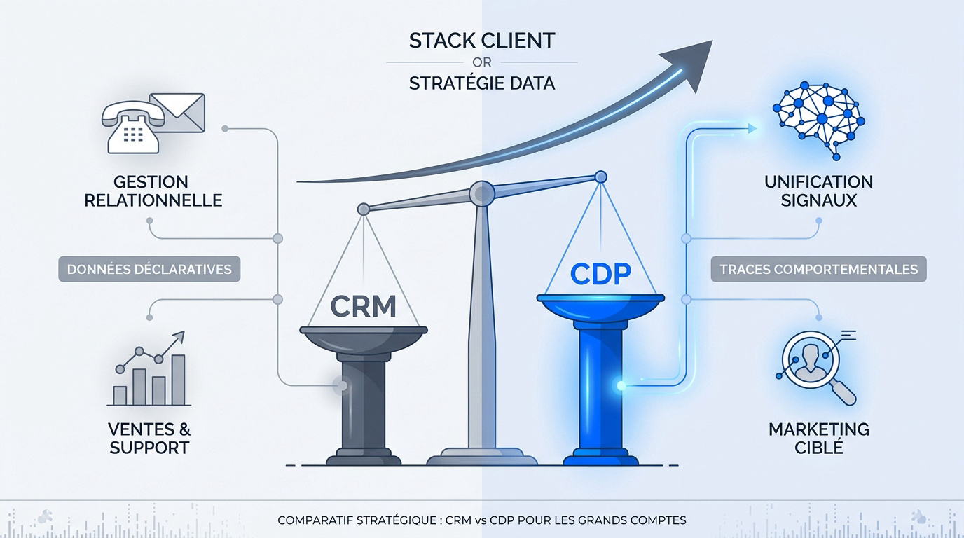 Comparatif stratégique entre CDP et CRM pour la gestion des données clients en entreprise
