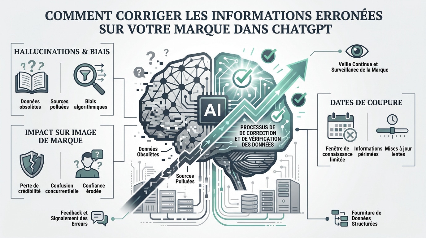Correction des informations de marque erronées sur ChatGPT et IA génératives