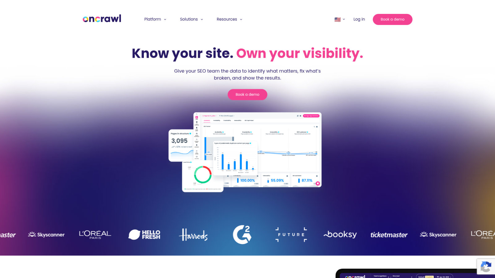 OnCrawl : l'analyse technique profonde par le croisement des logs